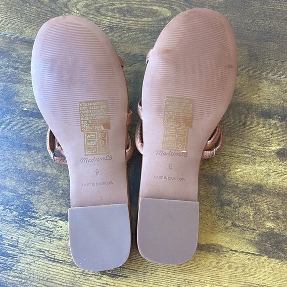 Madewell Tan Strappy Sandals - Picture 5 of 7